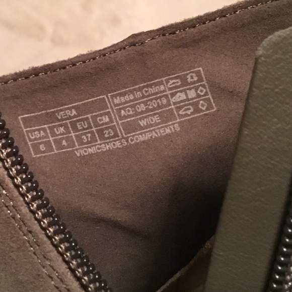 Vionic Joy Vera Brown Suede Ankle Boots - 6 - Picture 9 of 9